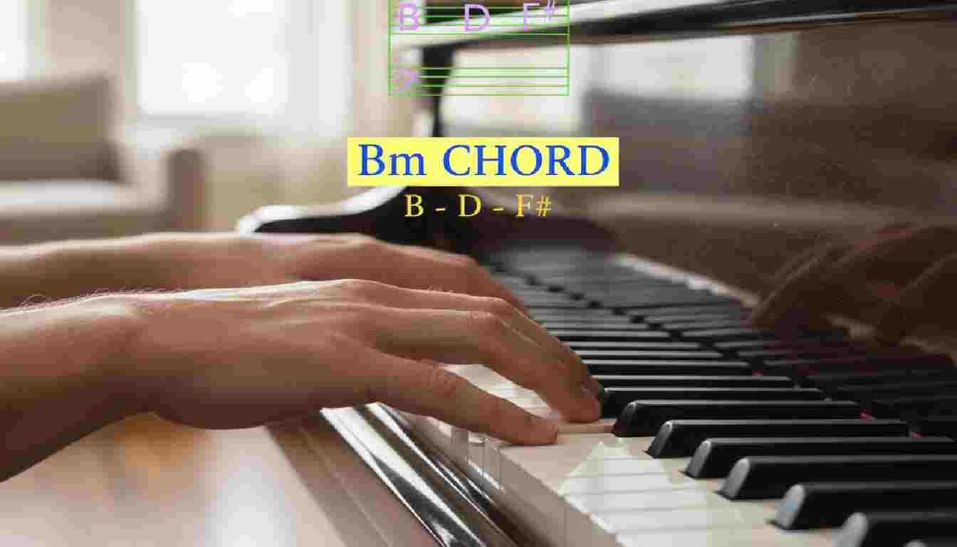bm chord piano